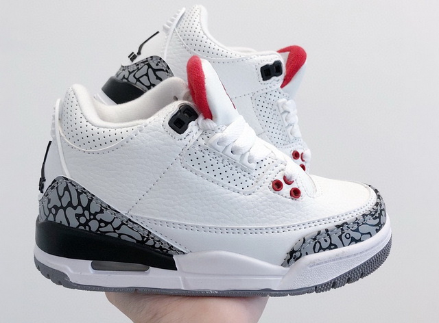 Kids Air Jordan Cement 3 14